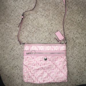 Pink Coach crossbody